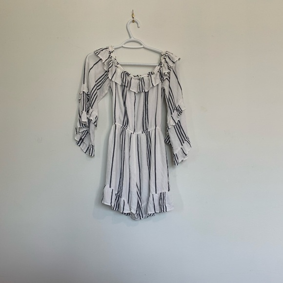 American Eagle Striped Romper - Picture 2 of 2